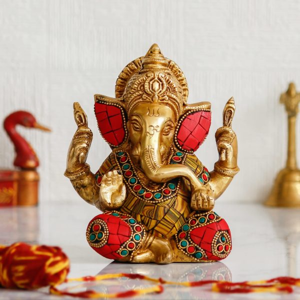Brass Ganesh Idol