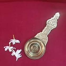 Brass Pooja Arathi Holder