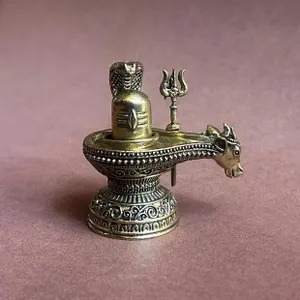Brass Antique Shiva Lingam