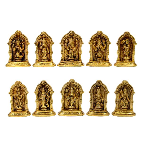Brass Dasawatharam set