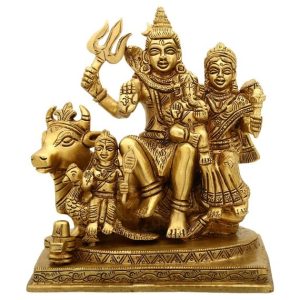 Antique God Shiva Family