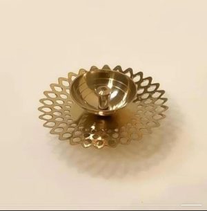 Brass Flower Diya