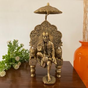 Brass Sai Baba Idol
