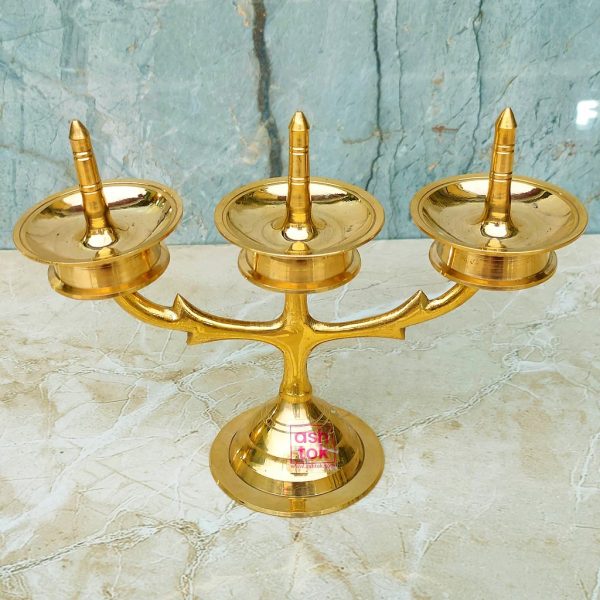 Brass Traditional Kerala Oil Lamp