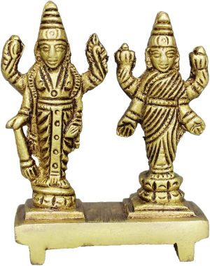 Brass Vishnumurthy Laxmi Idol