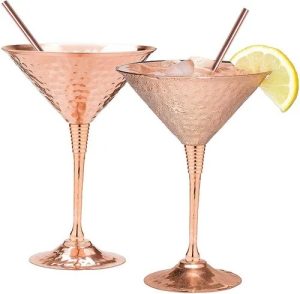 Copper Wine Glass Set