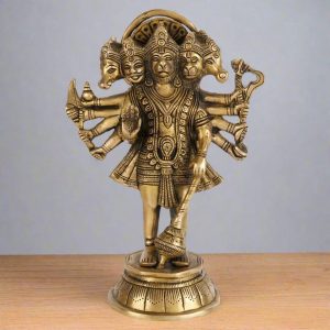 Panchamukha Hanuman Brass Idol