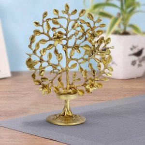 Pure Brass Kalpavruksh Tree With Diya