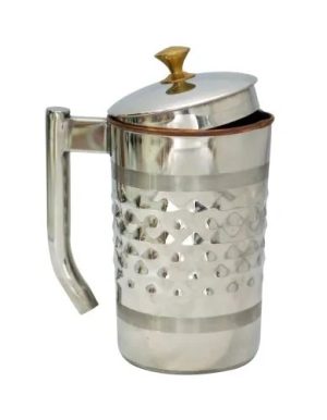 Steel and Copper Jug