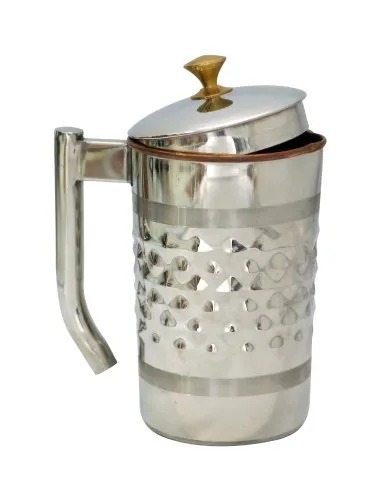Steel and Copper Jug