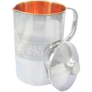 Steel and Copper Jug