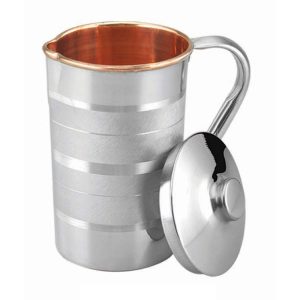 Steel and Copper Jug