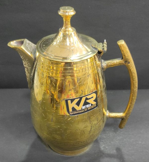 Brass Barrel Jug
