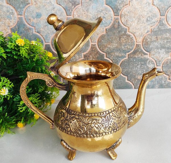 Brass 4 Leg Kettle