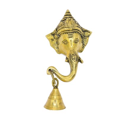 Brass Ganesh Wall Hanging Bell