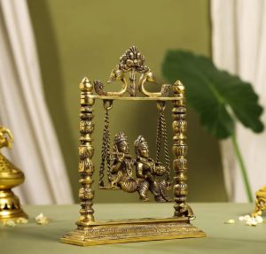 Brass Radha Krishna Jula