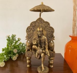 Brass God Sai Baba Brass God Sai Baba