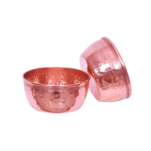 Copper Hammer Pudding Bowl