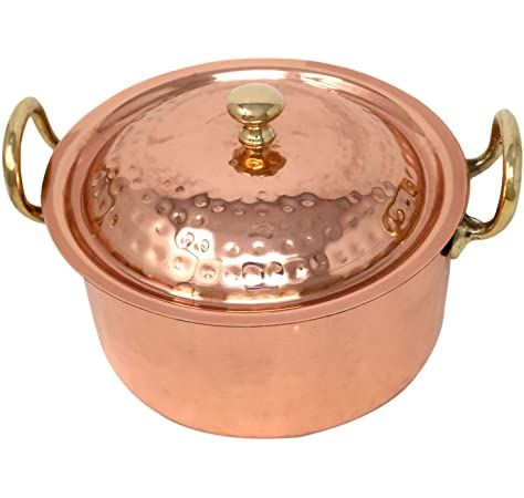 Copper Steel Biriyani Handi