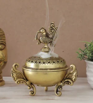 peacock-dhuni-gold-brass-incense-holders-peacock-dhuni-gold-brass-incense-holders-giagih Peacock Dhoop