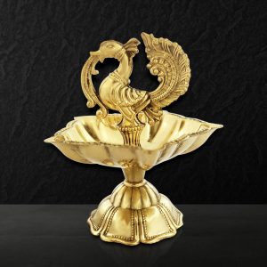 royal-peacock-design-brass-oil-lamp-1-1-1000x1000 Fancy Peacock Diya set 3