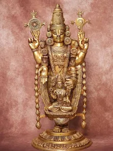Balaji with Laxmi Idol